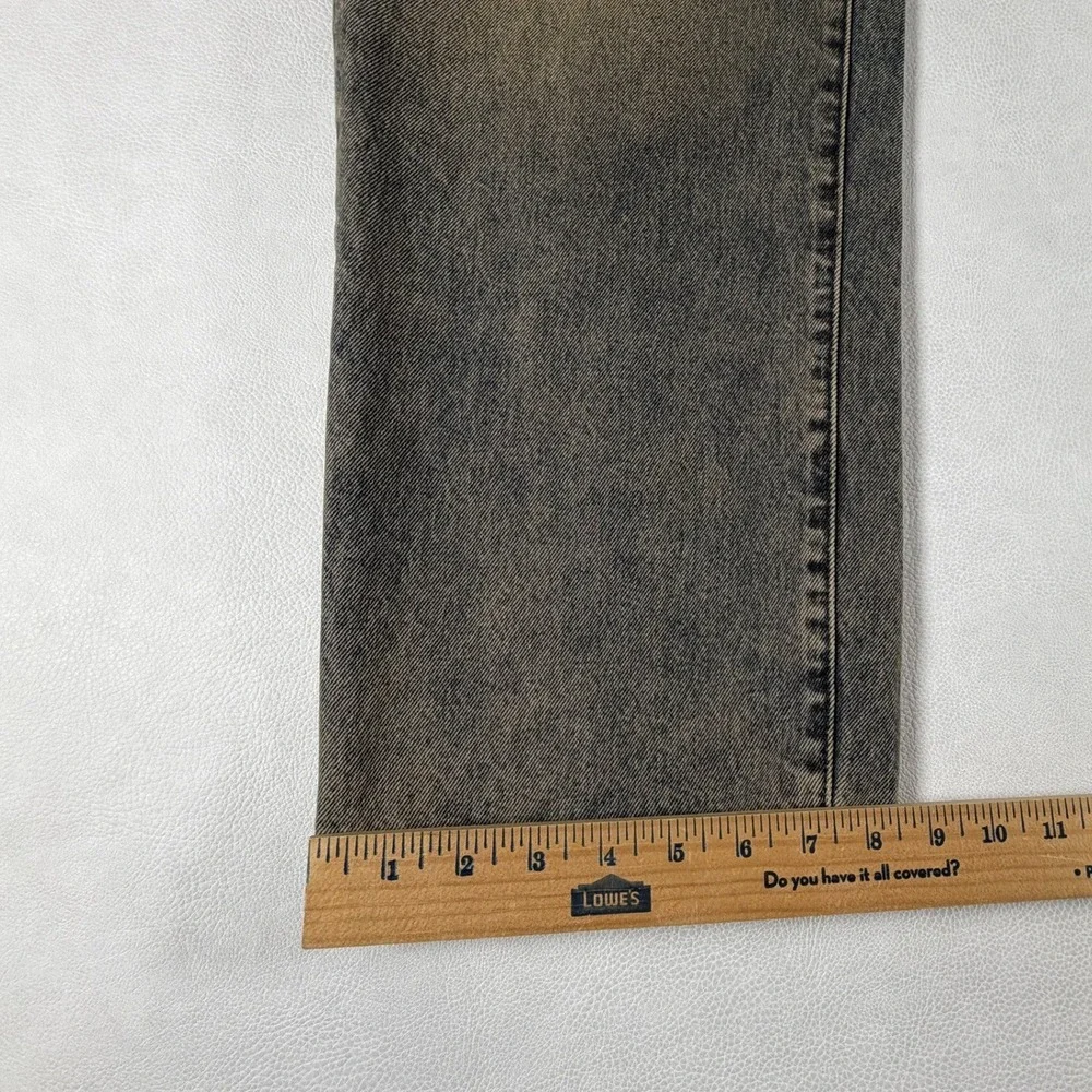 Levis Premium 578 Baggy Jeans Mens 29x32 Dirty Wash Black Loose Wide Leg